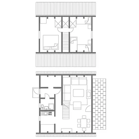 Ferienwohnpark Nurdachhaus Typ 8 Ndt 105 Casa vacanze Immenstaad am Bodensee